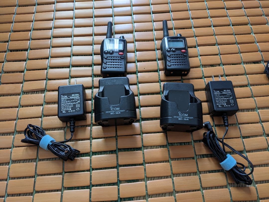 トランシーバーicom IC-4077 充電器付　【2台セット】
