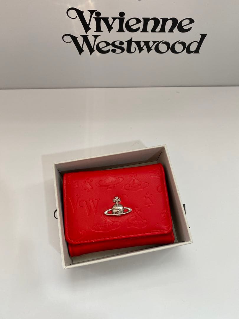 Vivienne Westwood レッド 三つ折り財布