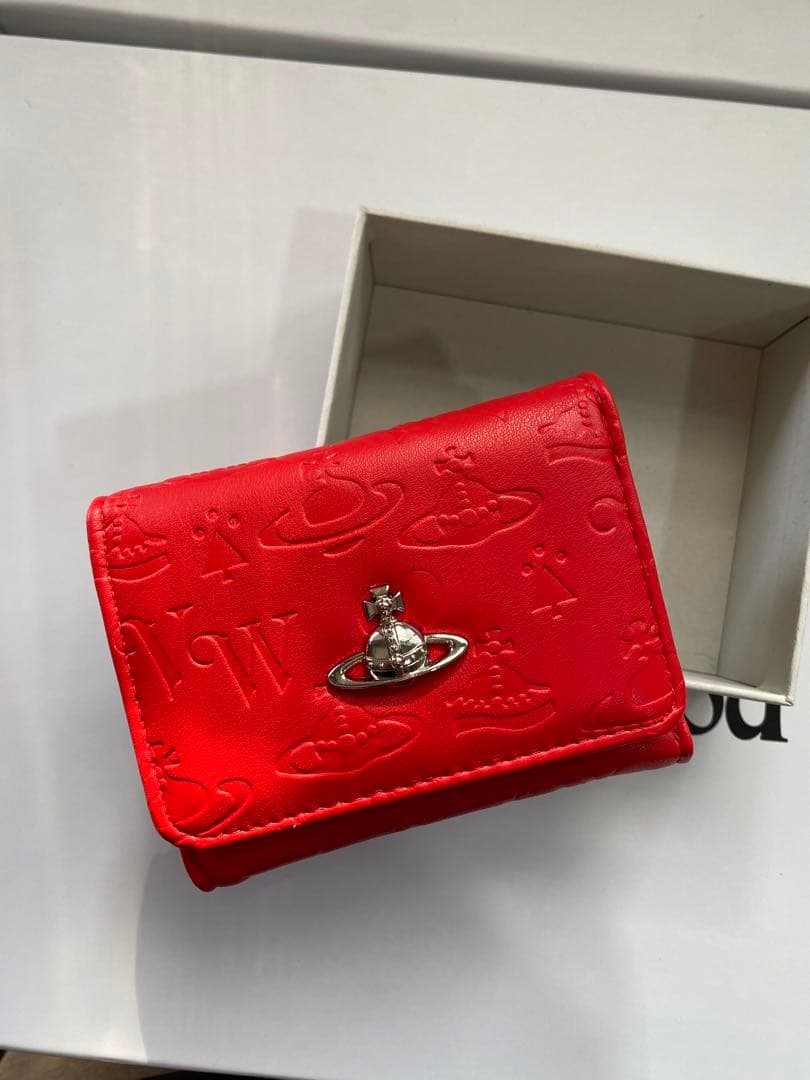 Vivienne Westwood レッド 三つ折り財布
