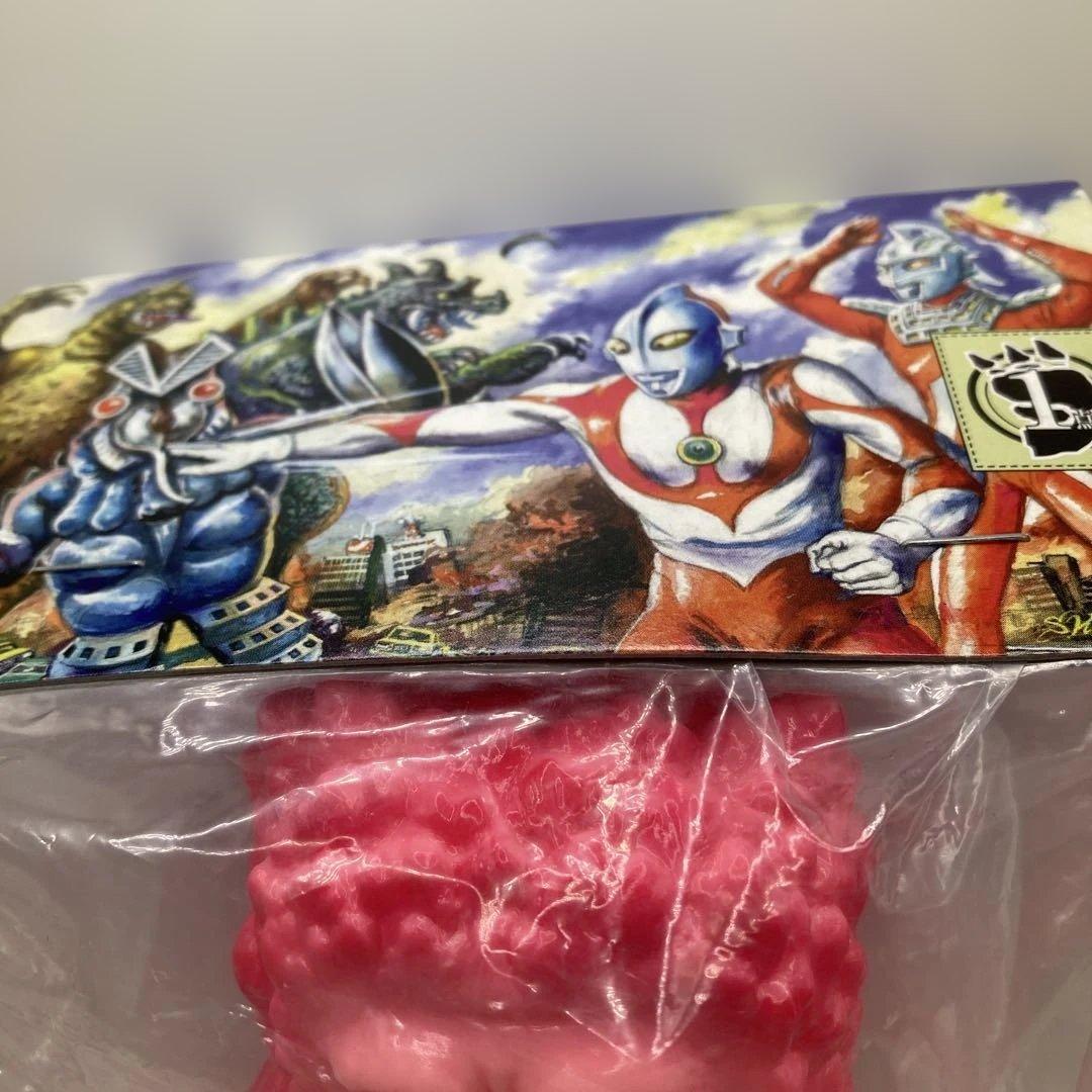 珍品♡未開封♡ビニパラベビー ピンク ソフビ ガラモン貯金箱 Marmit