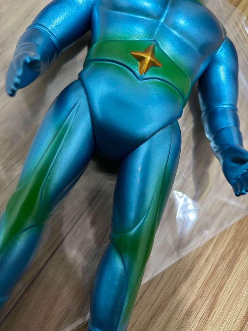 ブルマァク ミラーマン 27 復刻 メタリックブルー メタリックグリーン ソフビ