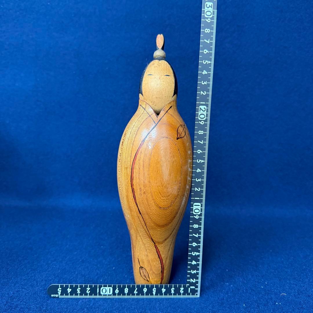 こけし 栗林一雪 在銘 時代 古玩 当時物 旧家 蔵出 骨董品