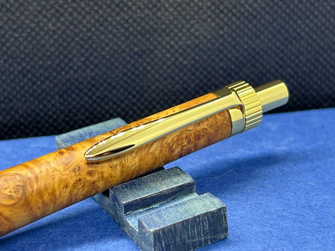 【早い者勝ち】極上花梨瘤　シャープペンシル0.5 木軸ペン　加藤金属