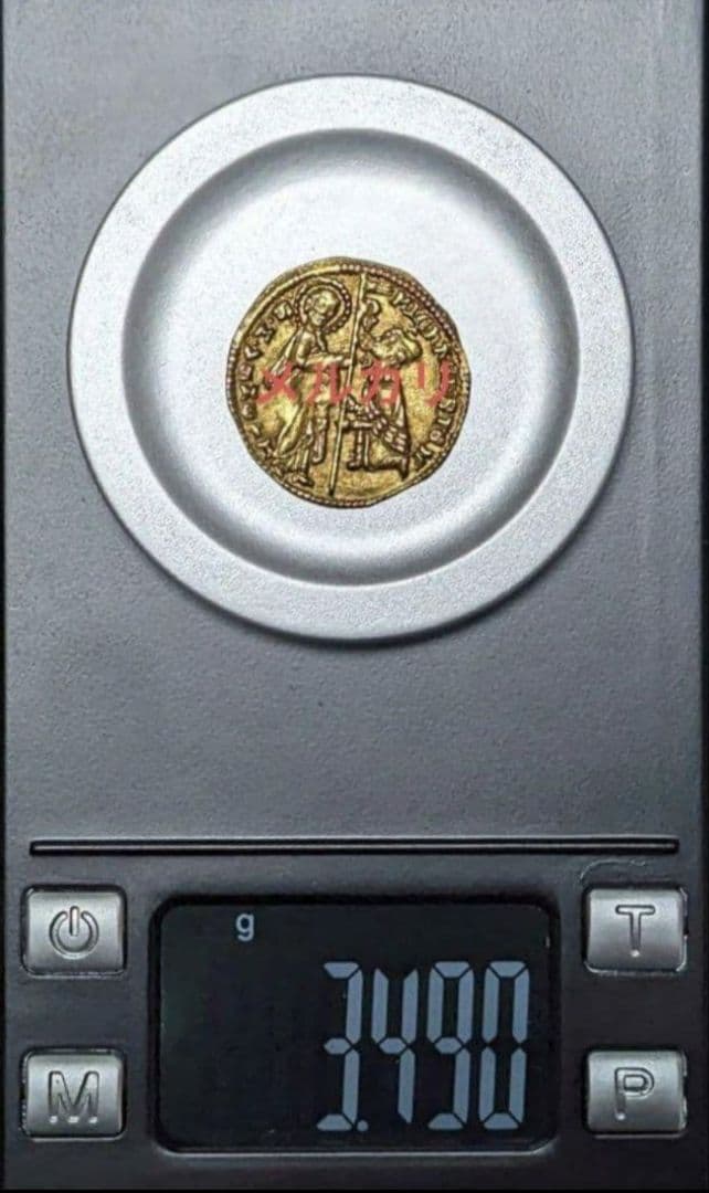 ゼッキーノ　金貨　アンティーク　古銭　　純金　イタリア　ベネチア