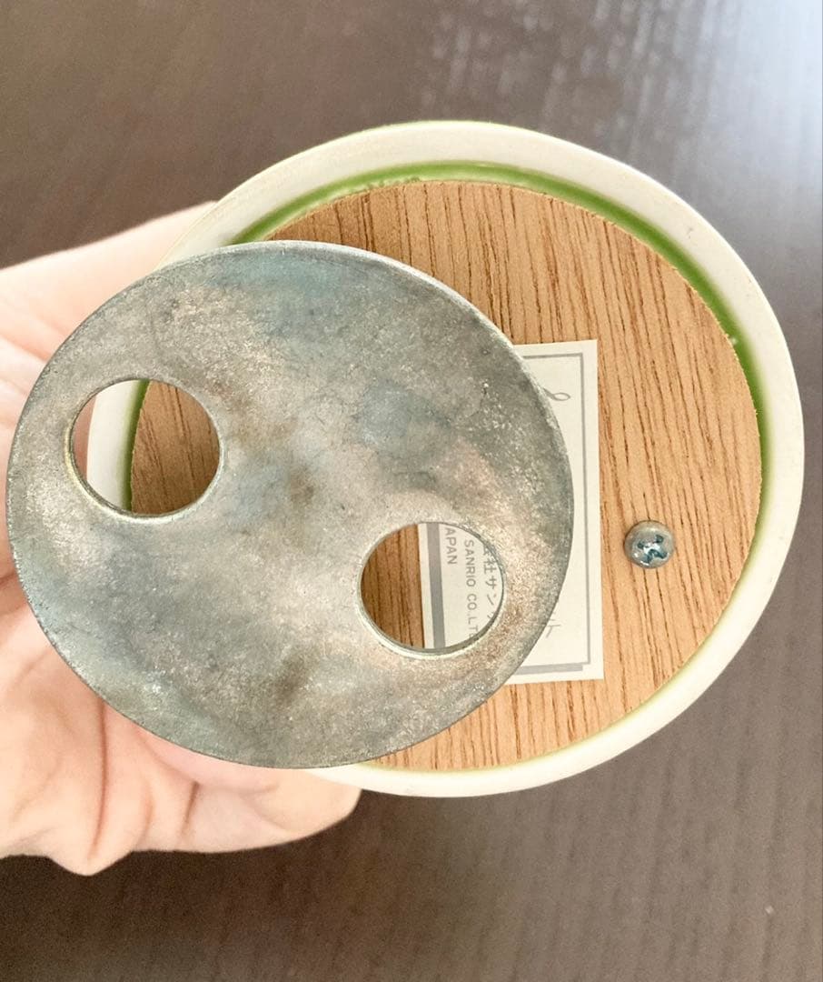 サンリオ メローチューン 陶器 置物 オルゴール 昭和 レトロ 猫