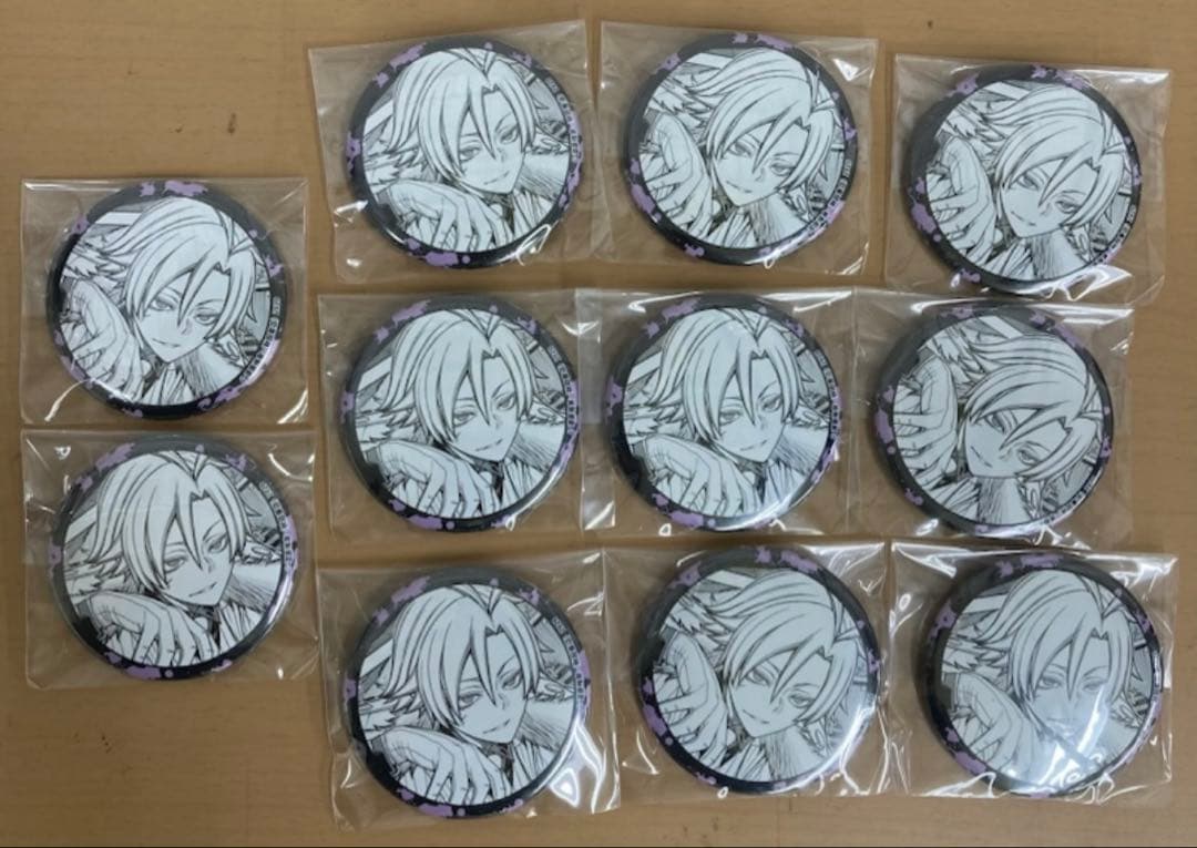 【匿名配送】桃源暗鬼 まねきねこ 缶バッジ 桃宮唾切 20点