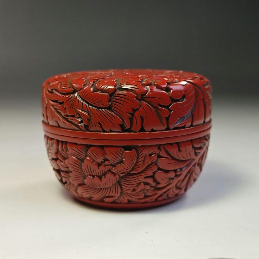 イ734 棗『高橋克実作』『村上堆朱　棗　共箱』茶道具