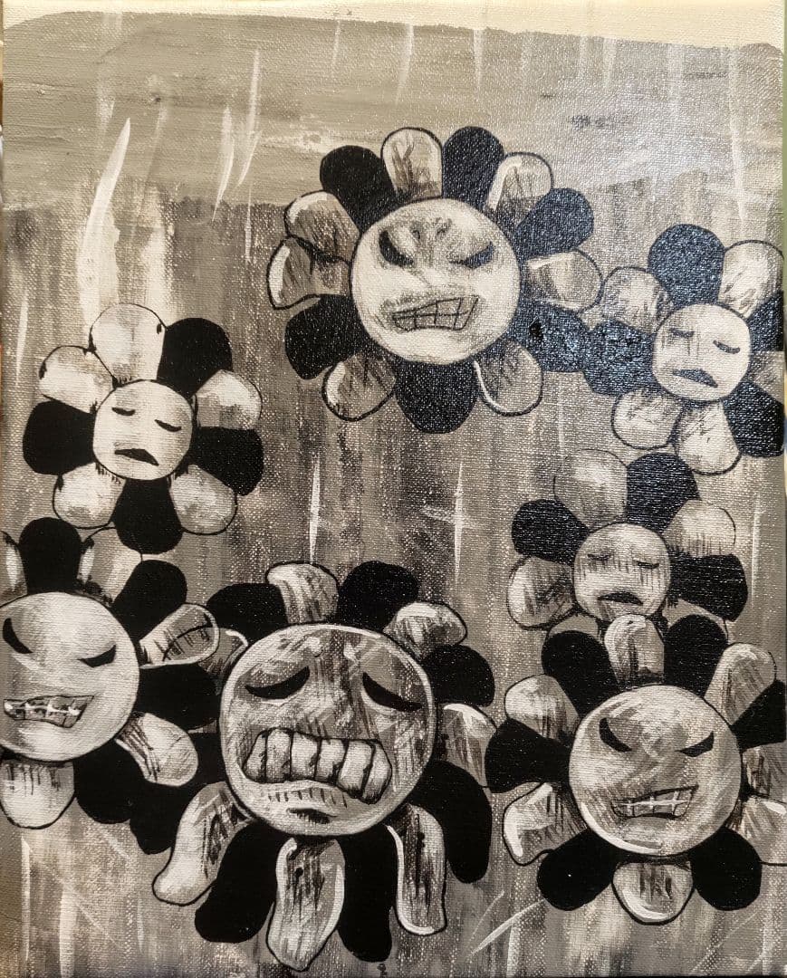 真筆保証【内山田画廊 謹製】悪の華　現代アート投資コレクション