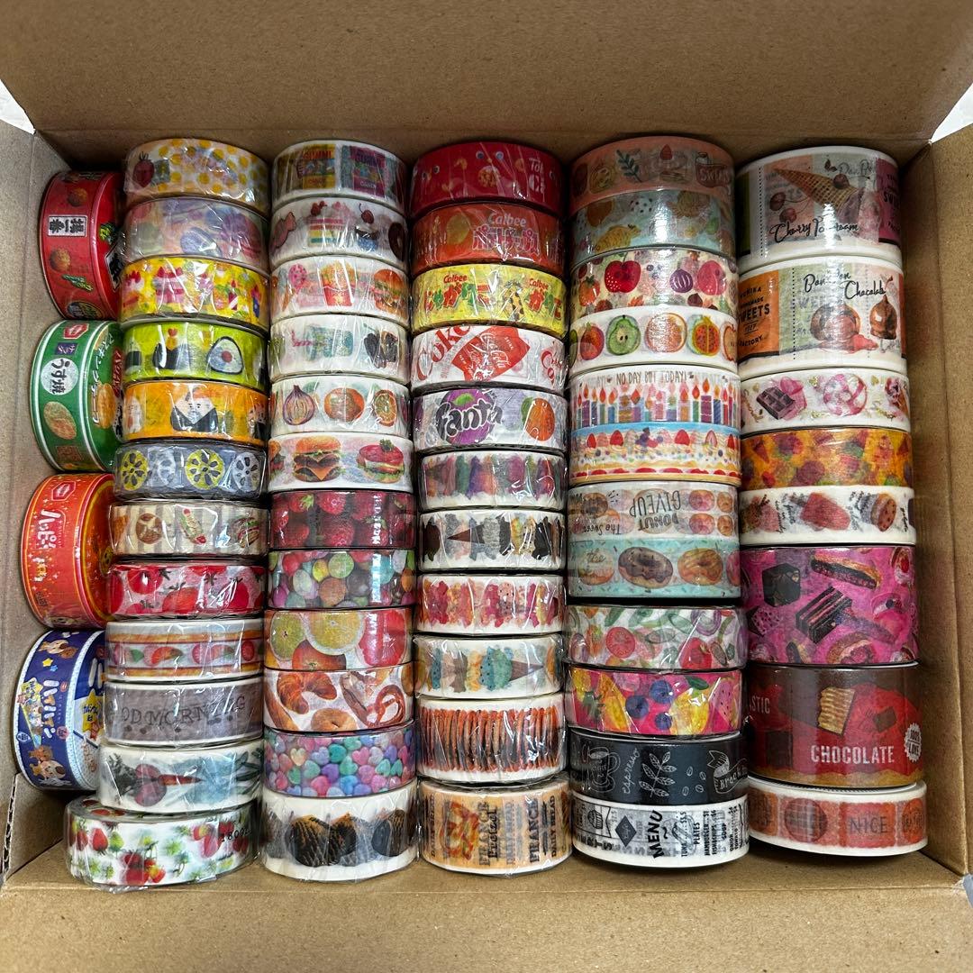 食べ物 フード ご飯 スイーツ お菓子 ファーストフード マスキングテープ 大量