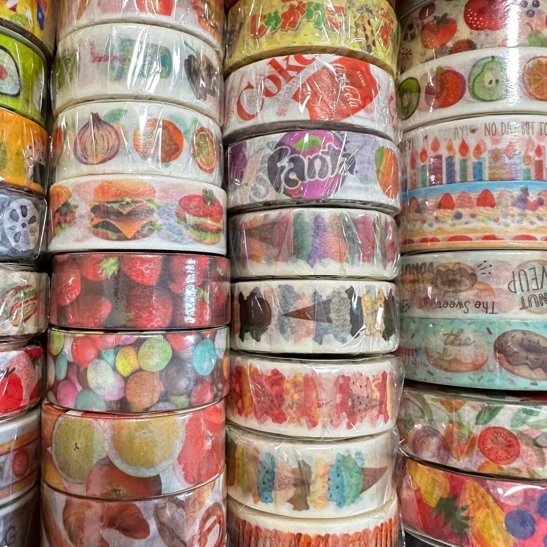 食べ物 フード ご飯 スイーツ お菓子 ファーストフード マスキングテープ 大量