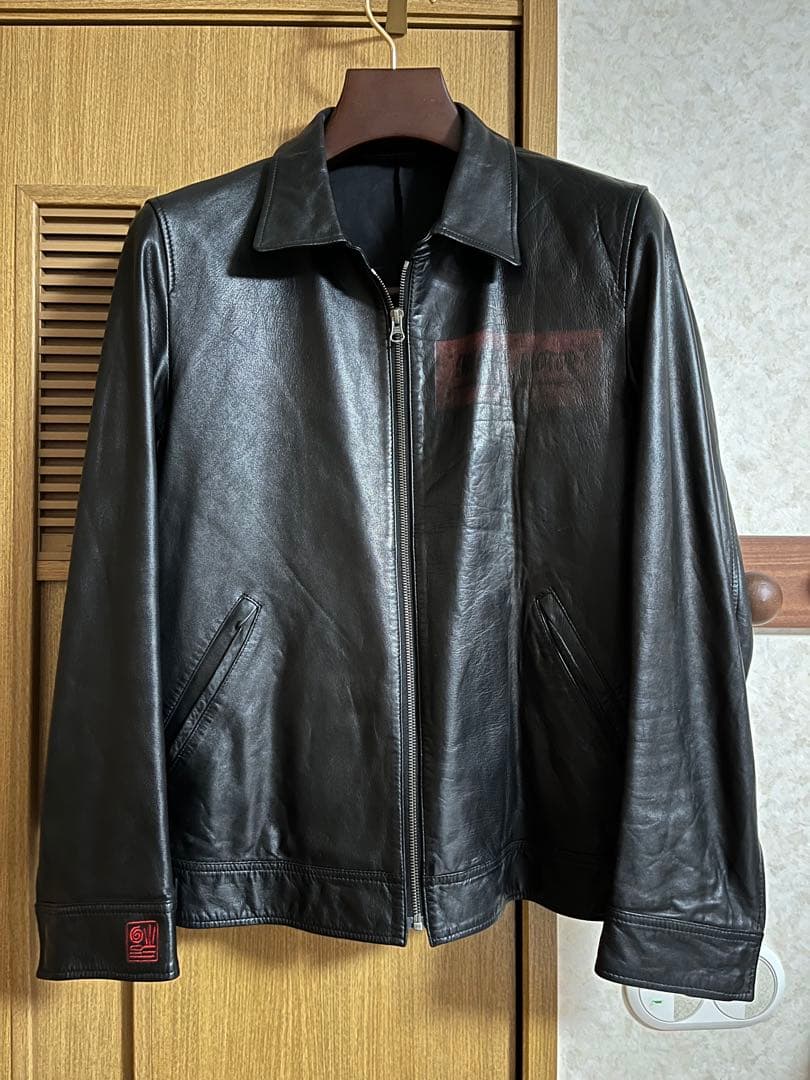 所さんのSNAKE MOTOR 世田谷ベース　レザー ライダースジャケット黒