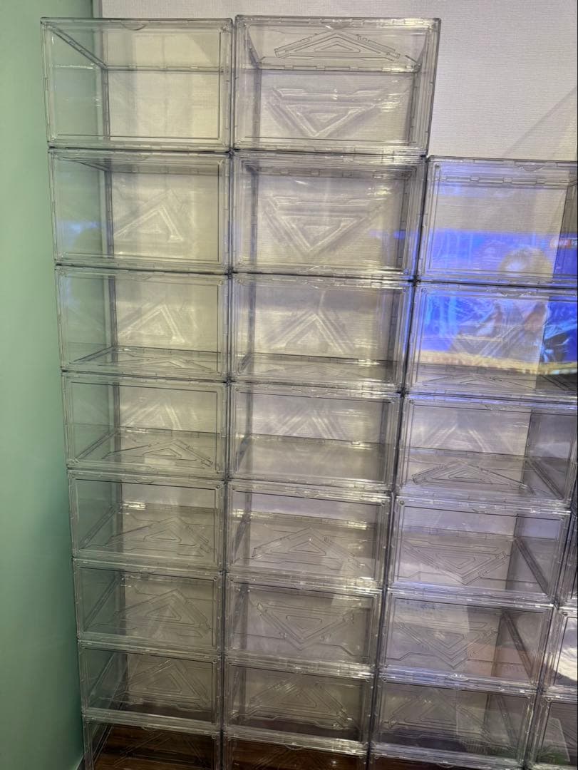 透明収納ボックス スニーカー収納 20個セット