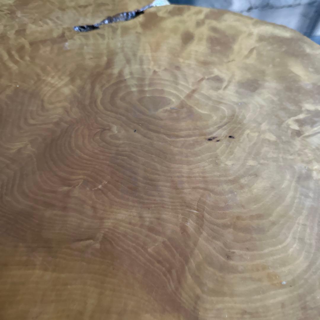 えーい！最後のお値下げ‼️一枚板ちゃぶ台　テーブル　花台に！とても素敵です！