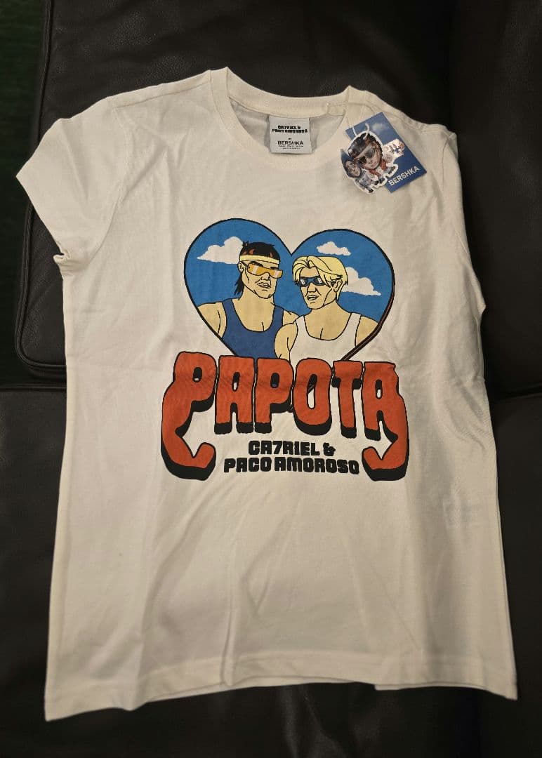 Ca7riel & Paco Amoroso カトパコ Bershka コラボT