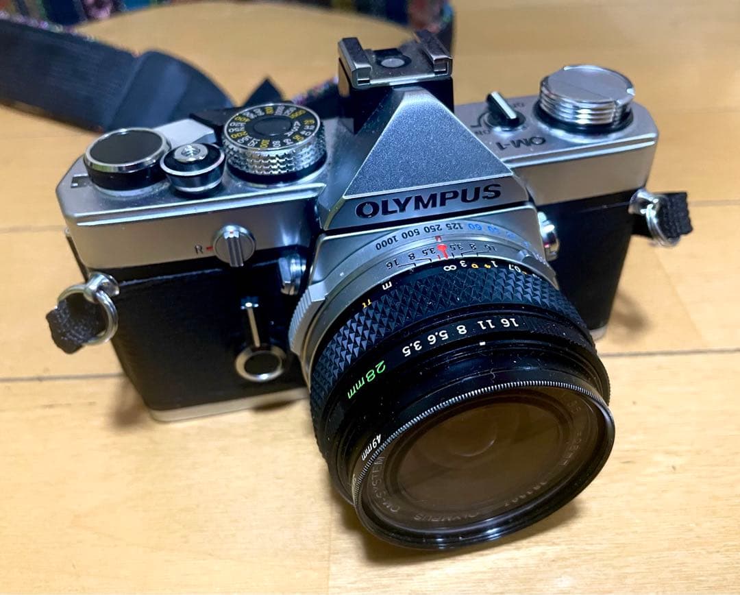 OLYMPUS OM-1 フィルムカメラ 35mm レンズ2本付き