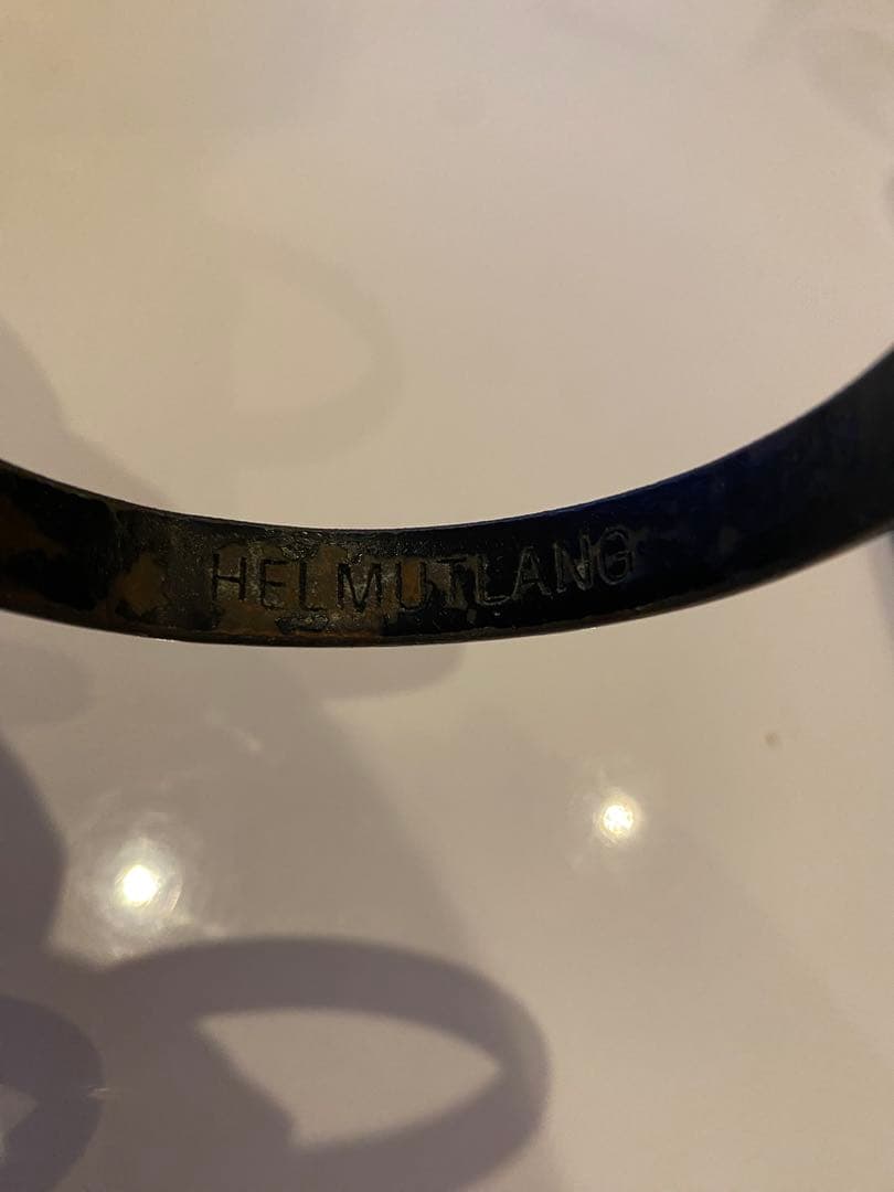 HELMUT LANG 真鍮バングル ブレスレット