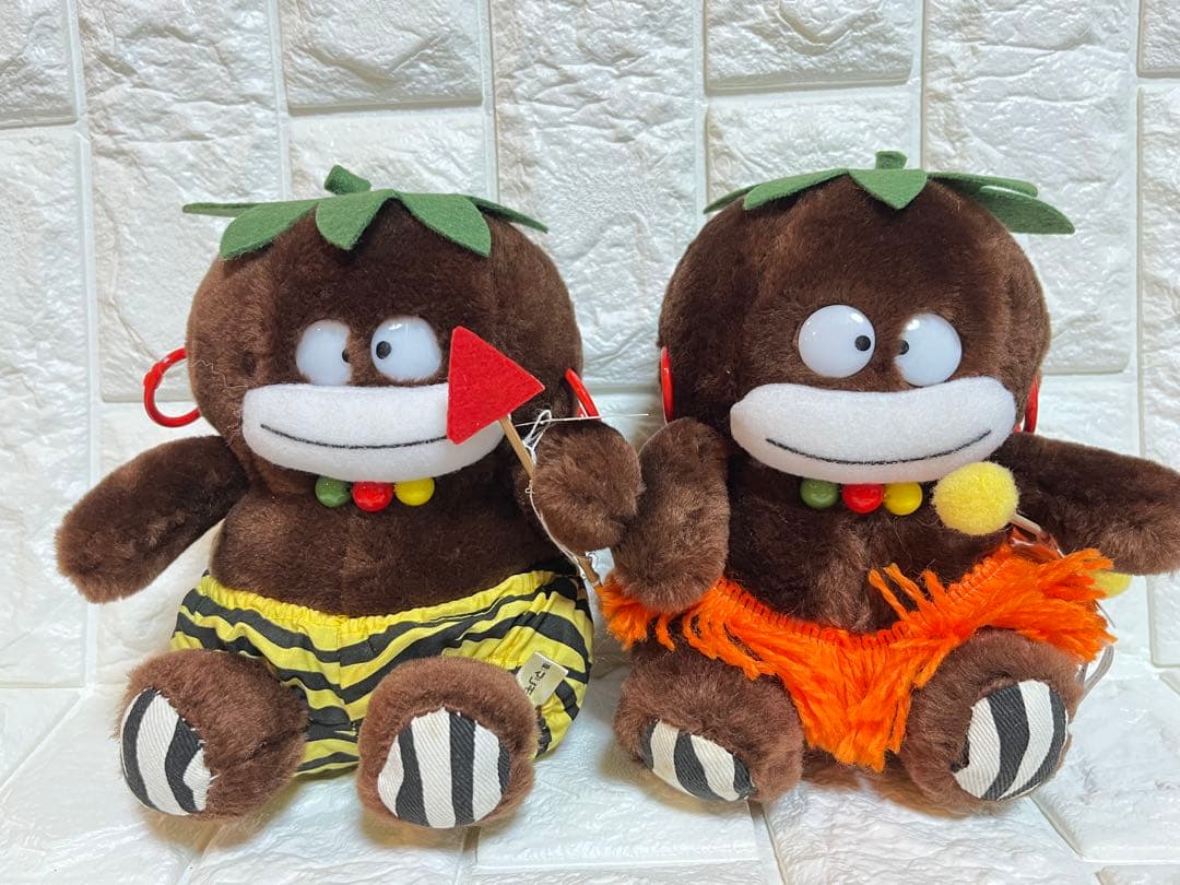 昭和レトロ ぬいぐるみ サンリオ サンボ＆ハンナ ビビンバ クロンボ 廃盤品