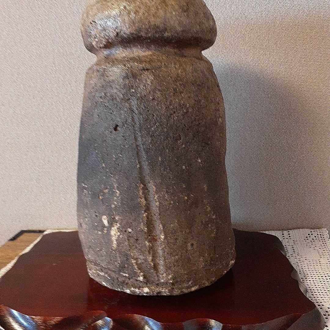 古片耳付き伊賀花入れ