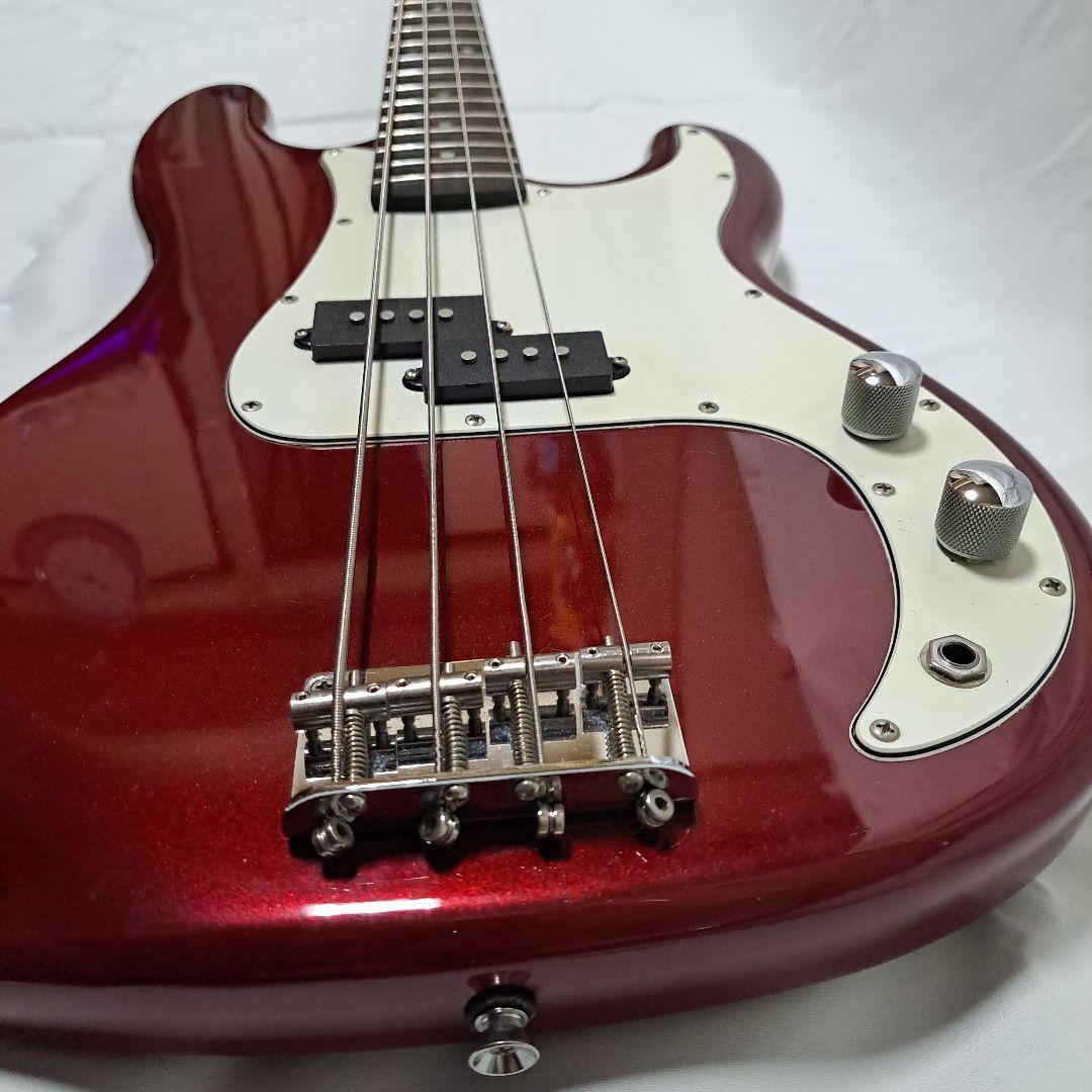 ま*お様 SELDERエレキベース レッド 4弦 シングルコイル