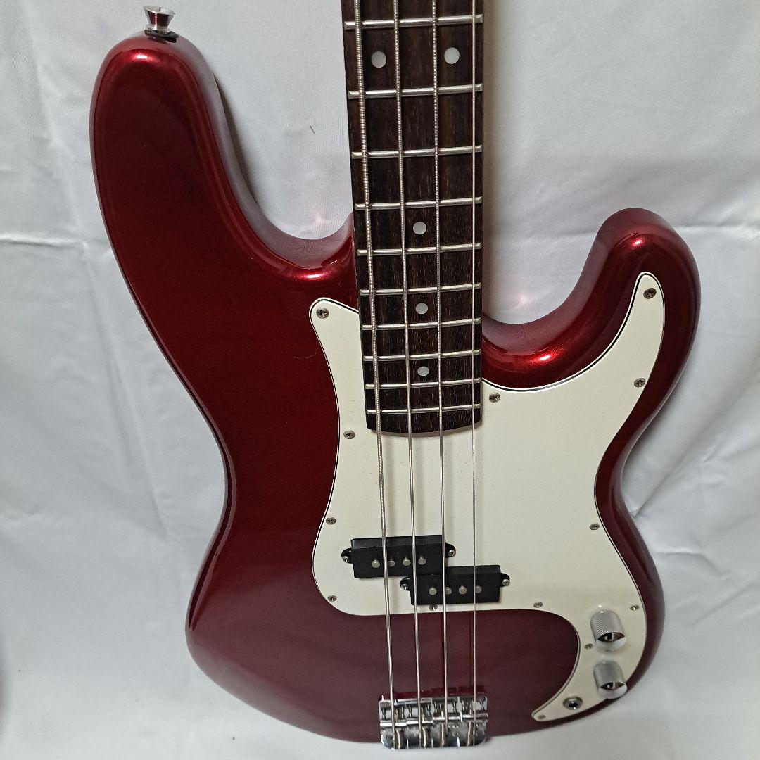 ま*お様 SELDERエレキベース レッド 4弦 シングルコイル