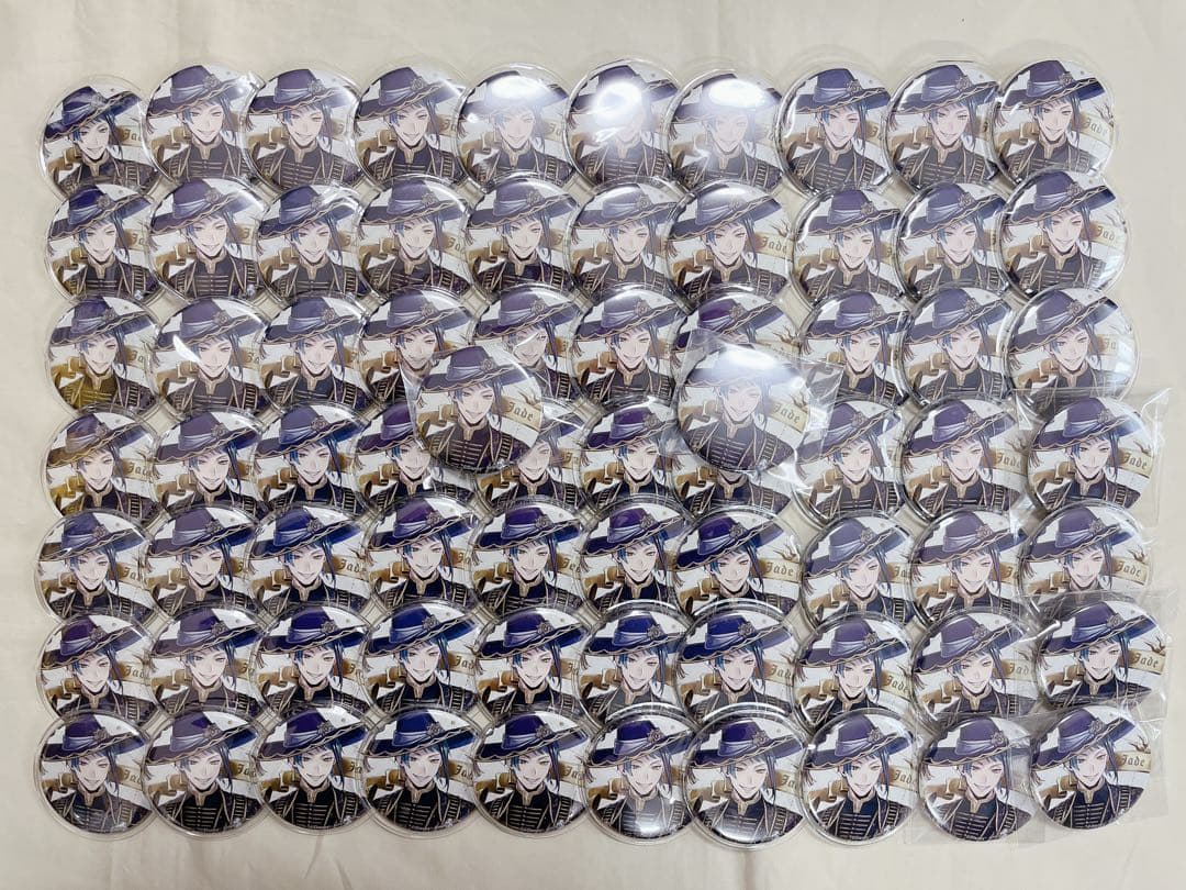 ツイステ ブルーム バースデー 缶バッジ ジェイド 72点セット