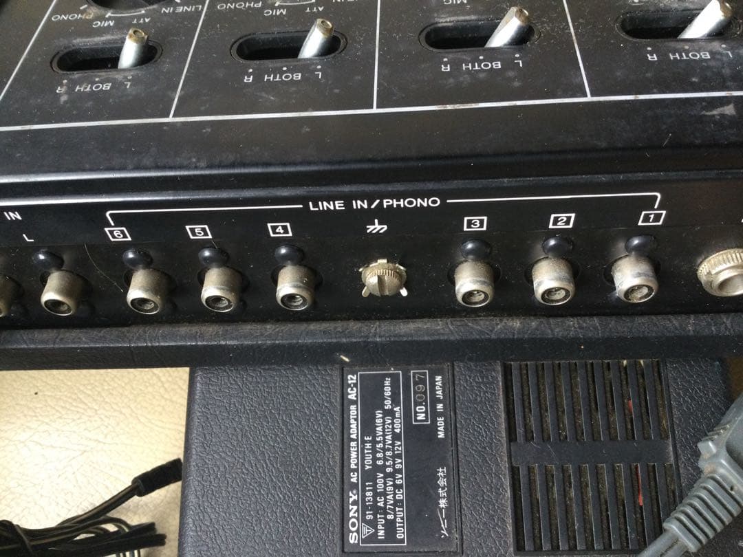 SONY 6チャンネルミキサー MX-610