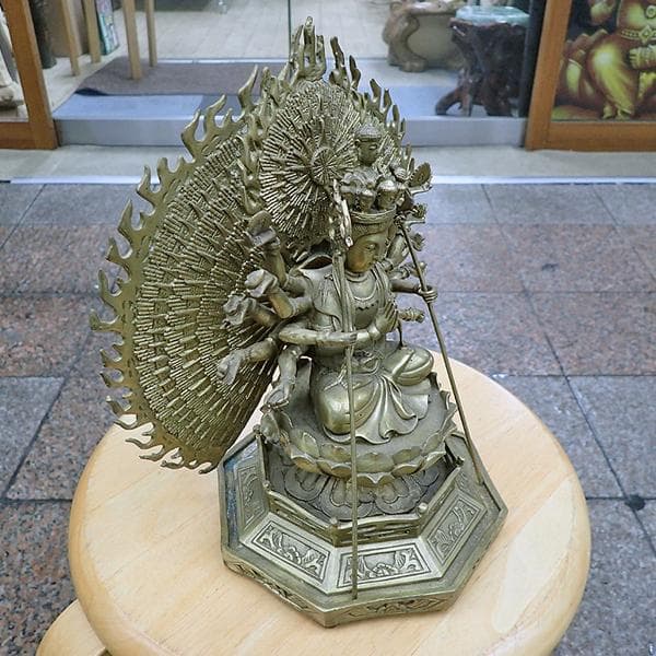 【仏像】千手観音菩薩 (3,276g)