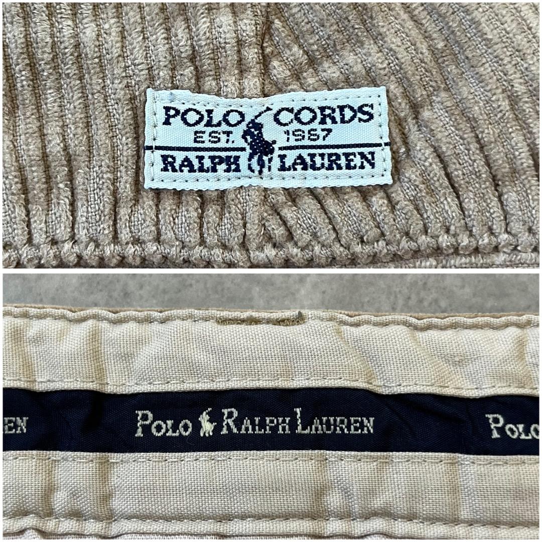 ポロラルフローレン W34 ポロチノ コーデュロイ 90s ベージュ 16169