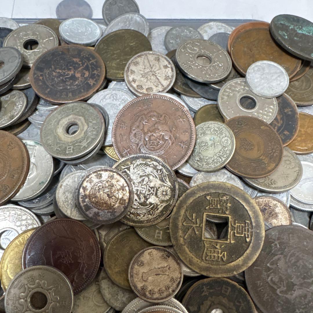 古銭まとめ　1147g 銀貨　50銭銀貨、10銭銀貨