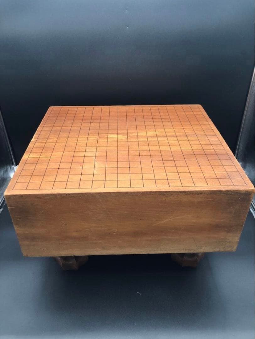 R 囲碁盤　装飾脚付き