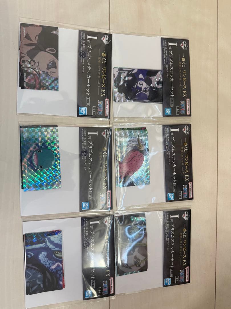 ワンピース　一番くじ EX ー悪魔を宿す者達　vol.3ー　B賞G賞H賞I賞付き