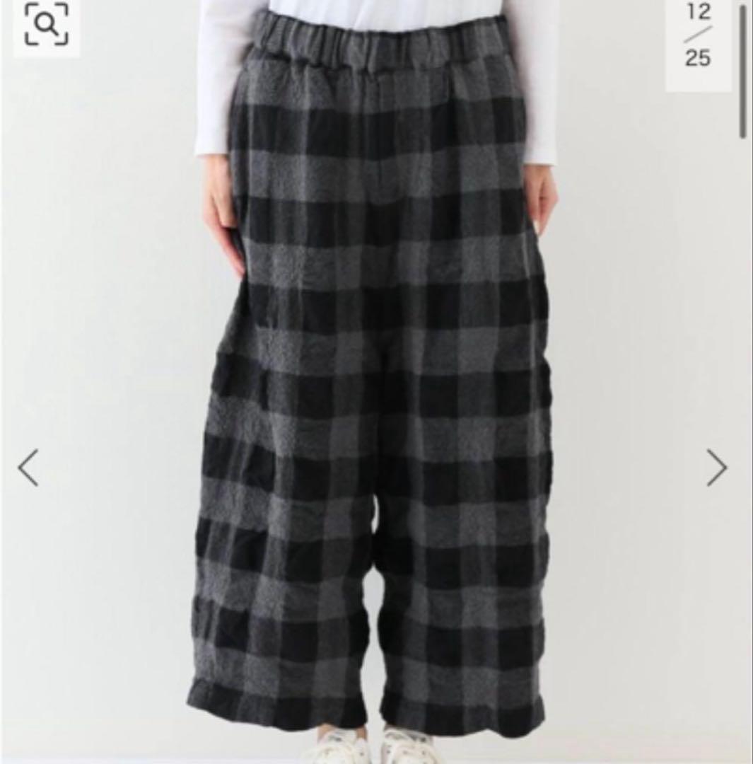 ジャーナルスタンダードラックス　チェックイージーキュロット