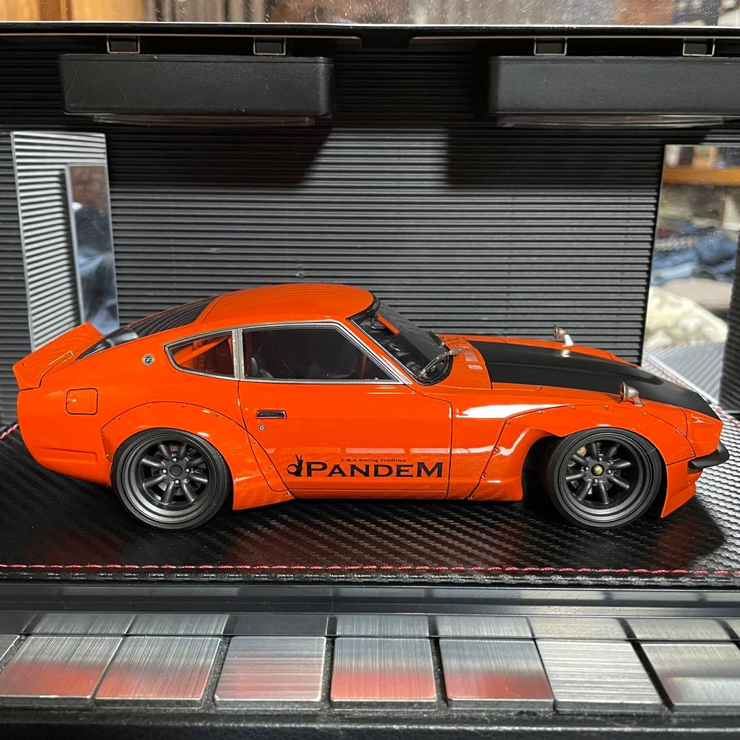 激レア！新品イグニッションモデル 1/18 PANDEM S30 Z オレンジ❷