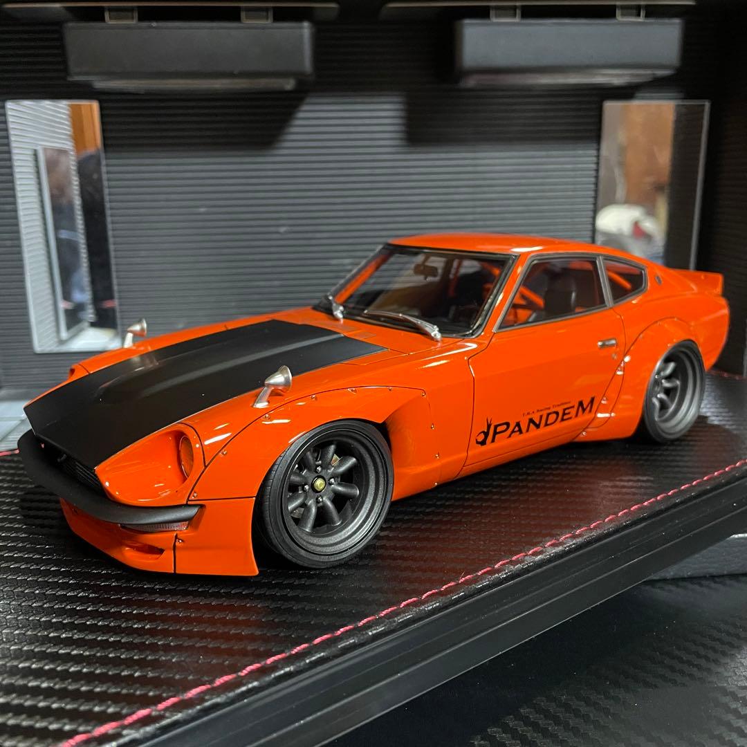 激レア！新品イグニッションモデル 1/18 PANDEM S30 Z オレンジ❷