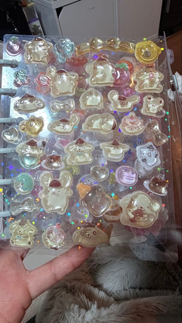 カラフルキャラクターシールセット