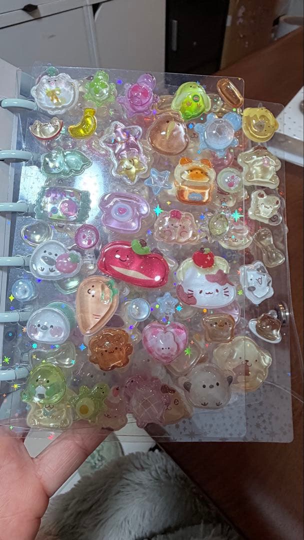 カラフルキャラクターシールセット