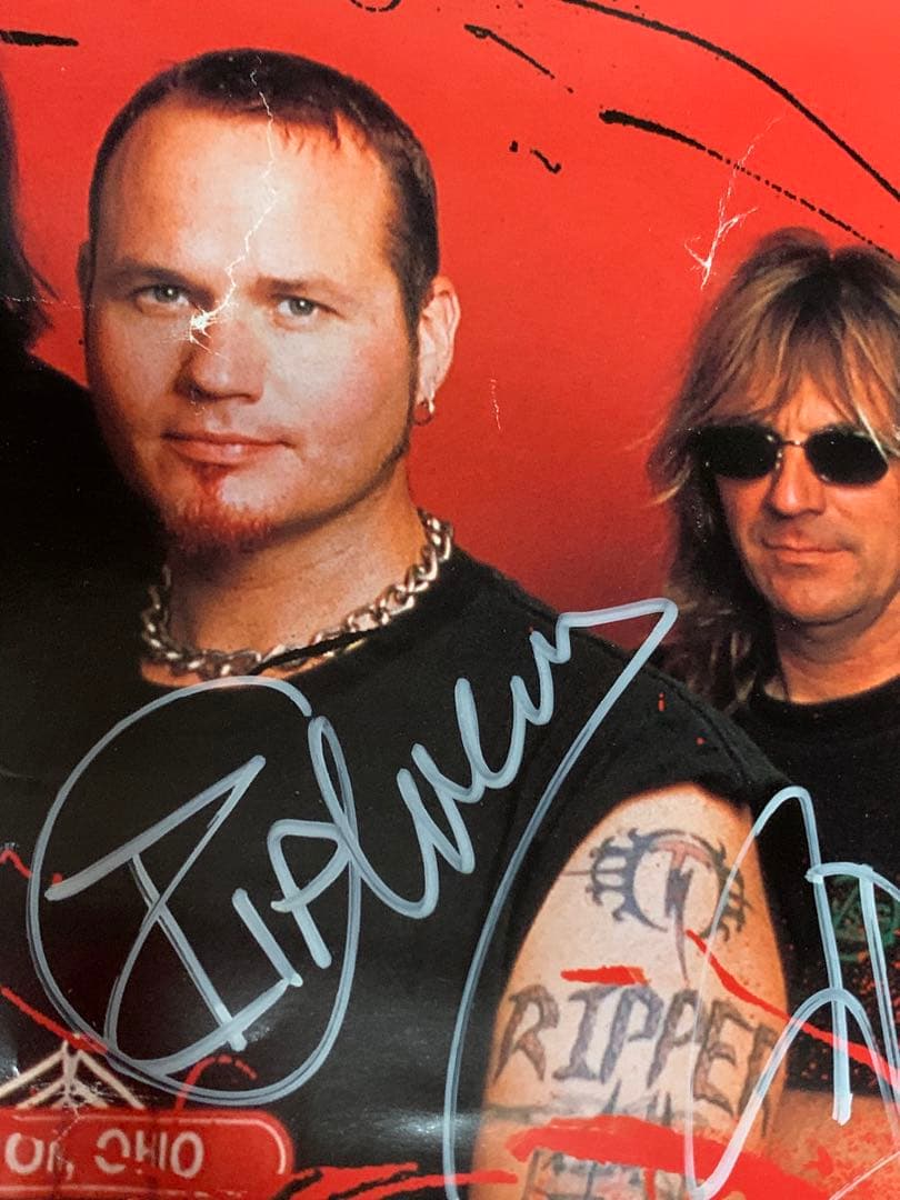 ジューダスプリースト　サイン入りポスター