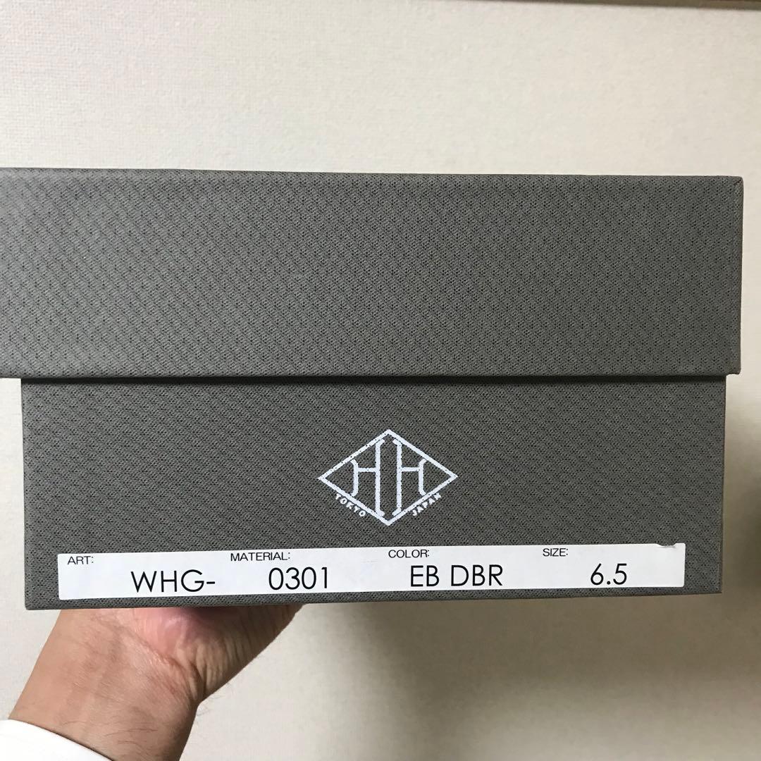 【新品未使用】WH(ダブルエイチ) ダブルモンク プレーントゥ 定価約6万