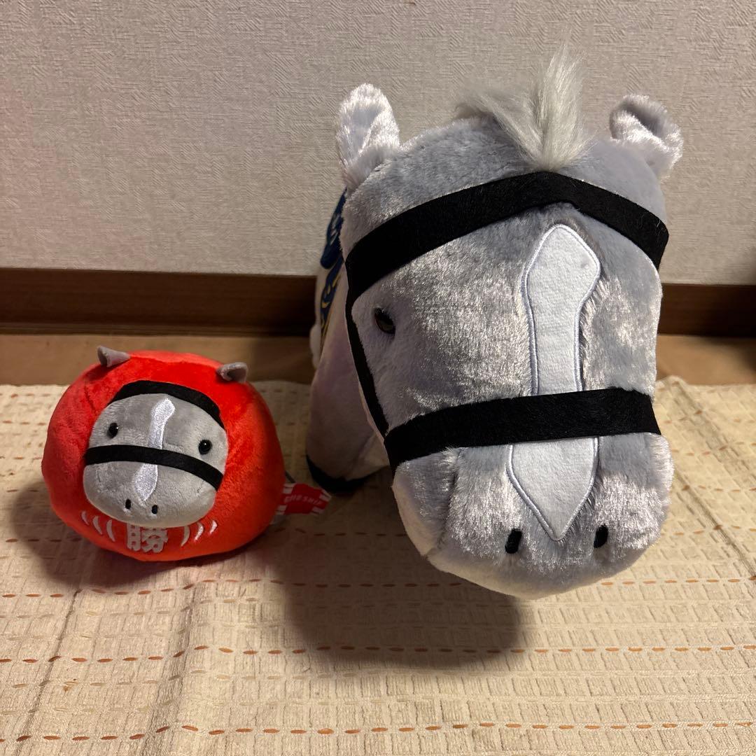 サラブレッドコレクション　ゴールドシップ ふわふわBIGとだるまぬいぐるみセット