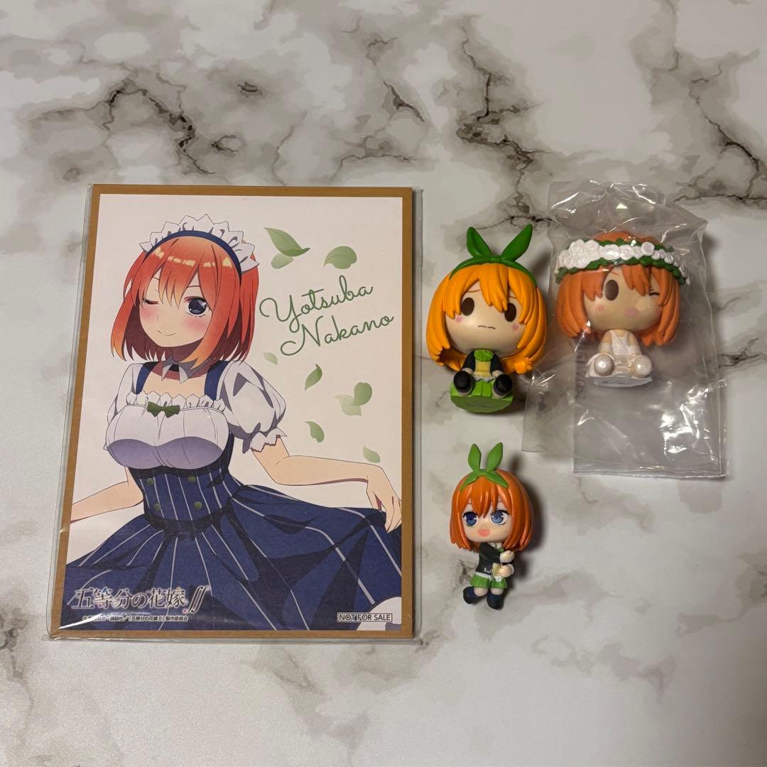 五等分の花嫁 中野四葉 缶バッジ アクスタ 一番くじ