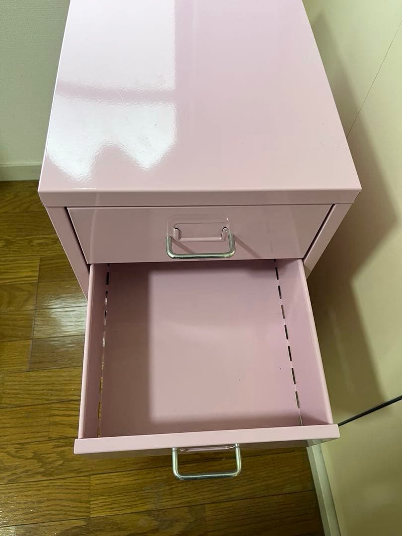 IKEA HELMER ヘルメル 6段チェスト ピンク　廃盤レアカラー　イケア