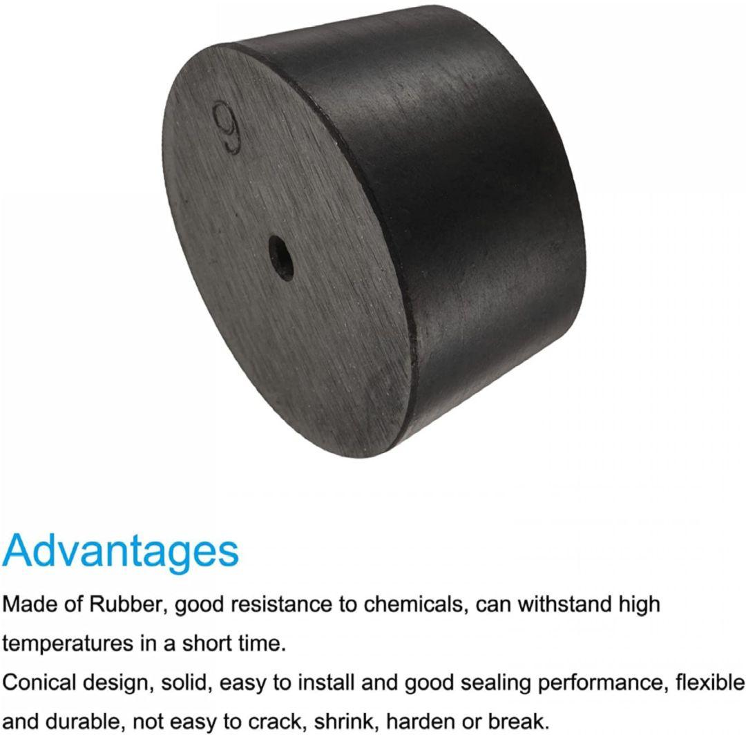 uxcell ゴムテーパープラグ 37 mmへ45 mm 粉体塗装 塗装