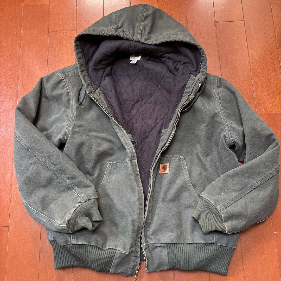 90s Carhartt カーハート アクティブ ジャケット モス