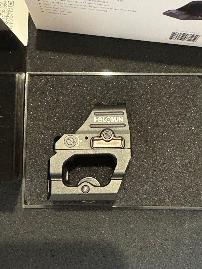 HOLOSUN 407C ドットサイト 実物　ホロサン　グリーン　mws GHK