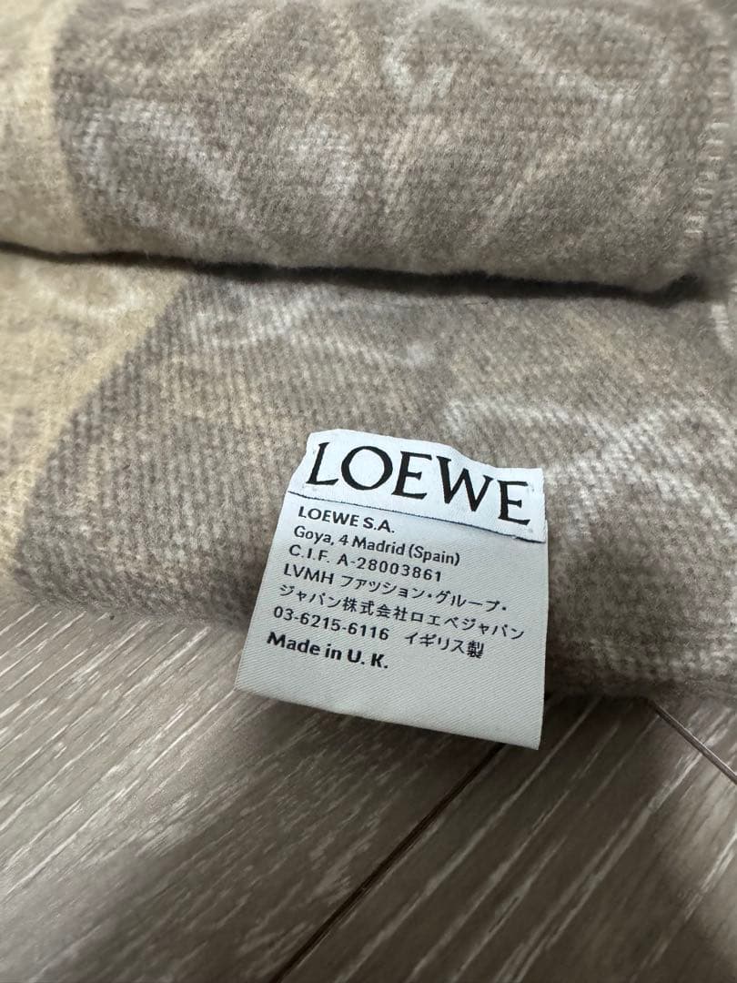 LOEWE チェック柄 スカーフ　マフラー