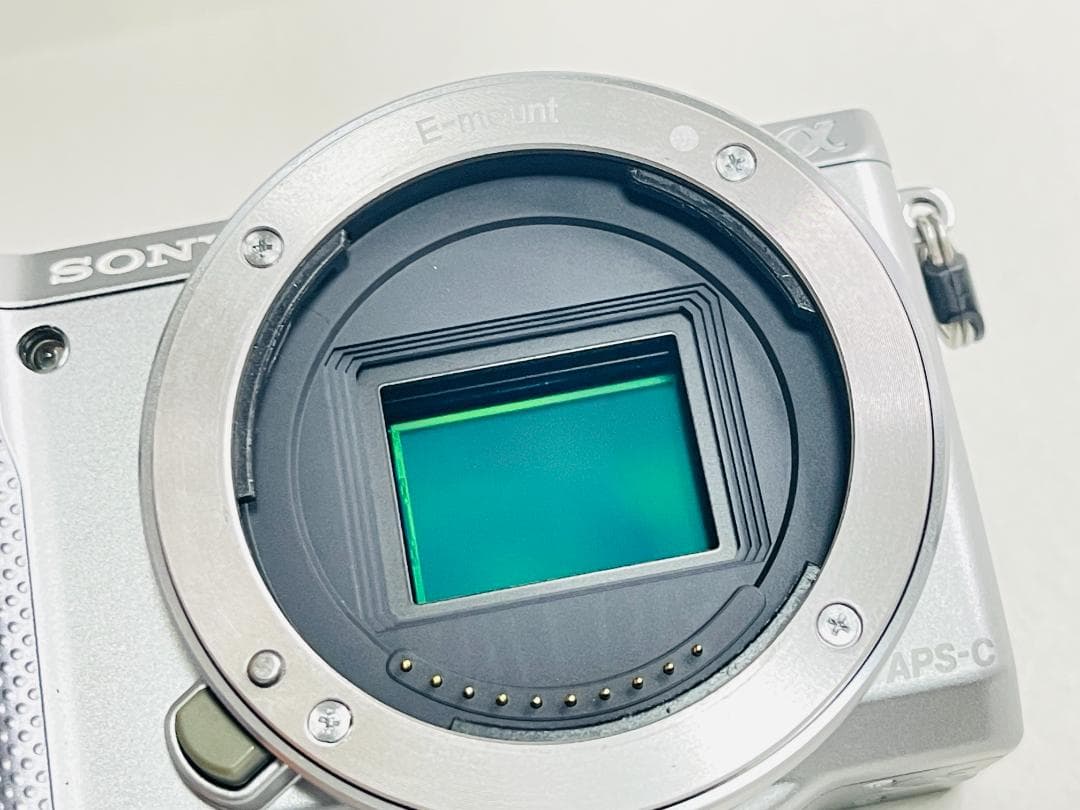 SONY α NEX-5R ソニー シルバー ボディ ミラーレスカメラ 付属品多