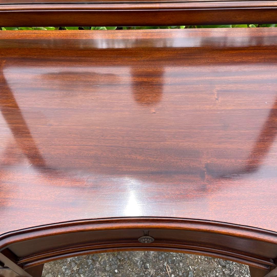 ビッグミラー ドレッサー マホガニー 輸入家具 エレガント 高級 化粧台 鏡台