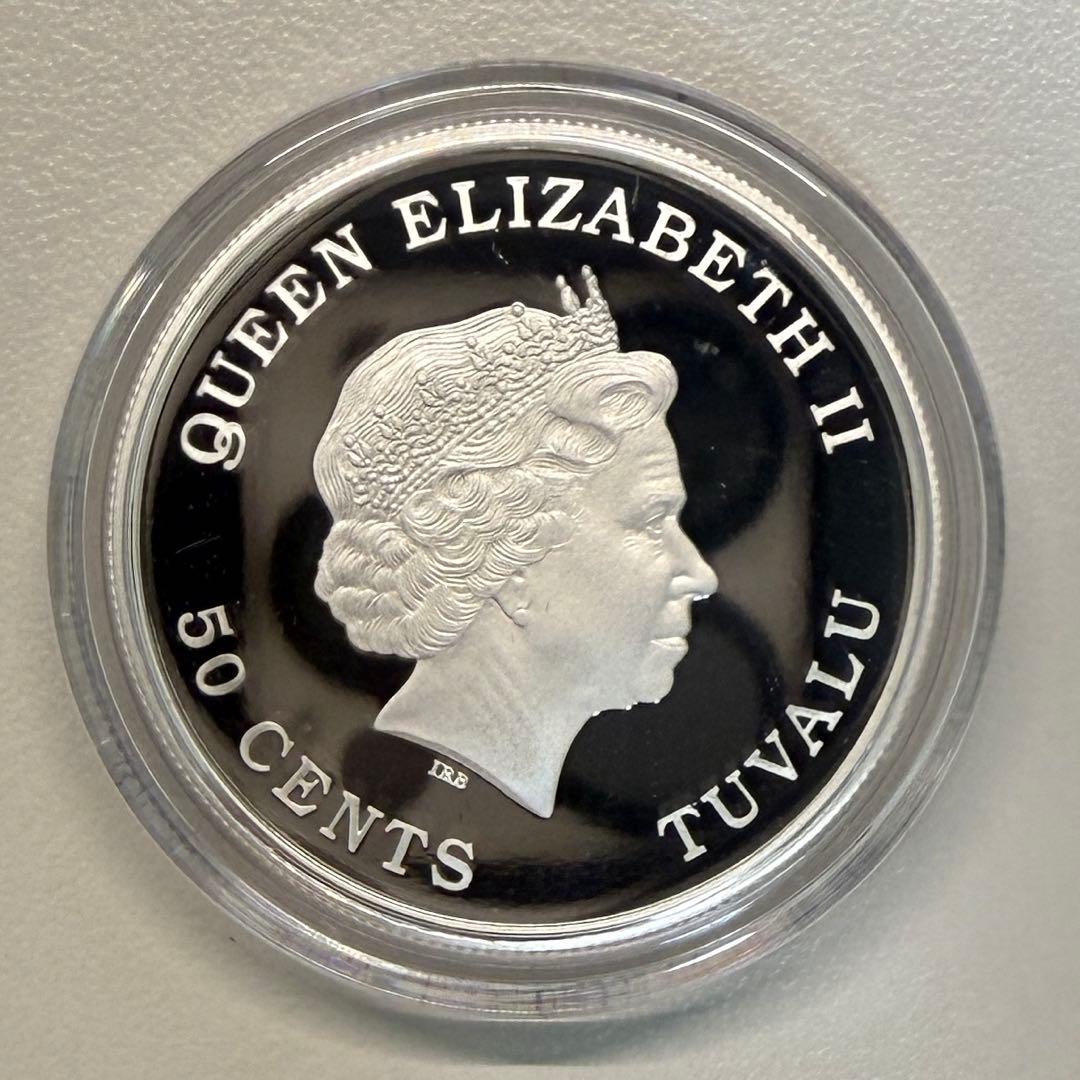 オーストラリアパース造幣局製　ツバル1/2オンス銀貨　子豚　亥年　2019年