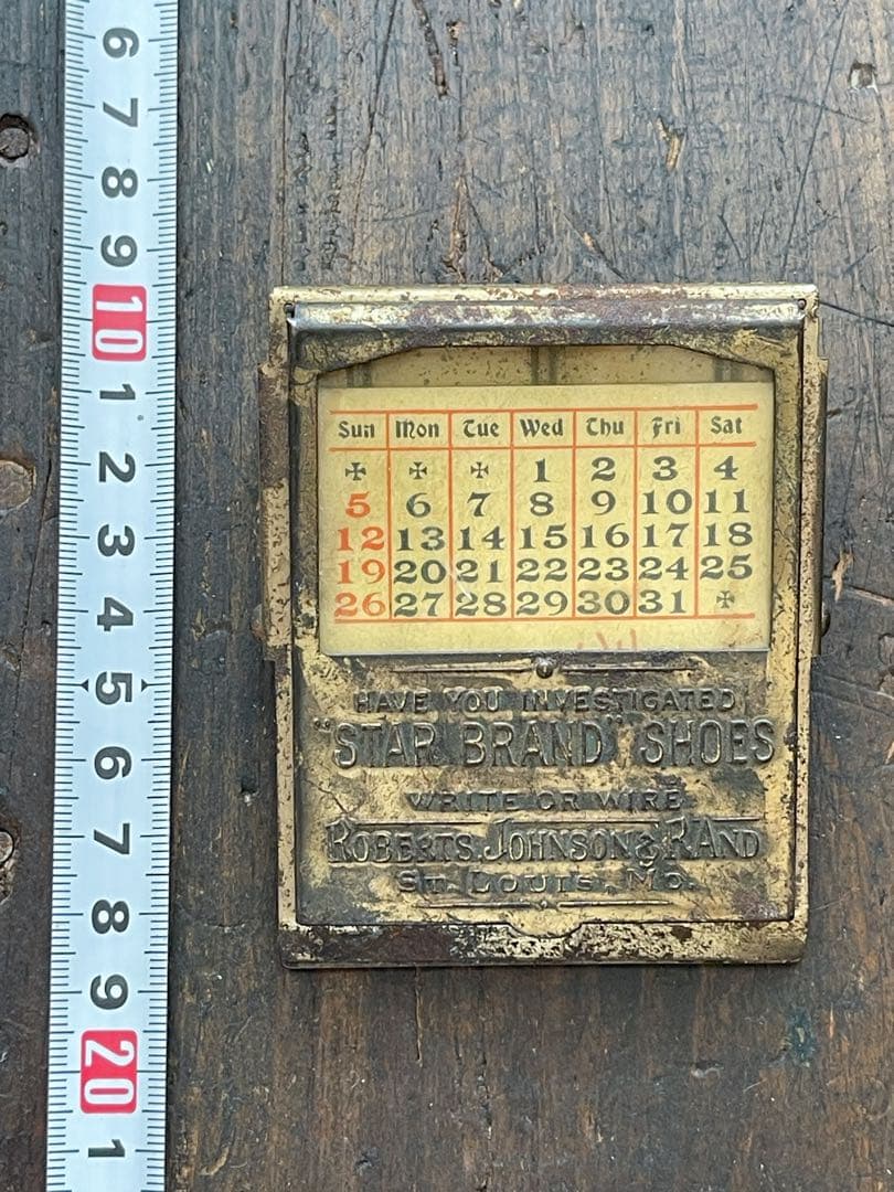 1937年 30s STAR BRAND SHOES アンティーク クリップ
