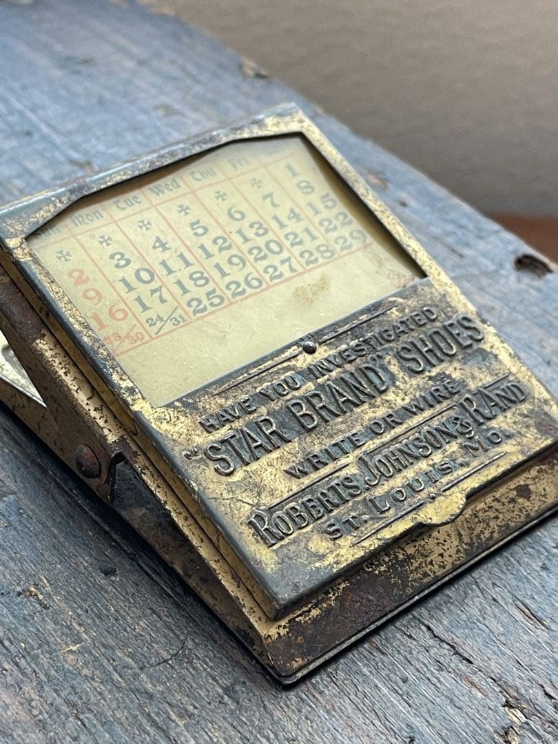 1937年 30s STAR BRAND SHOES アンティーク クリップ